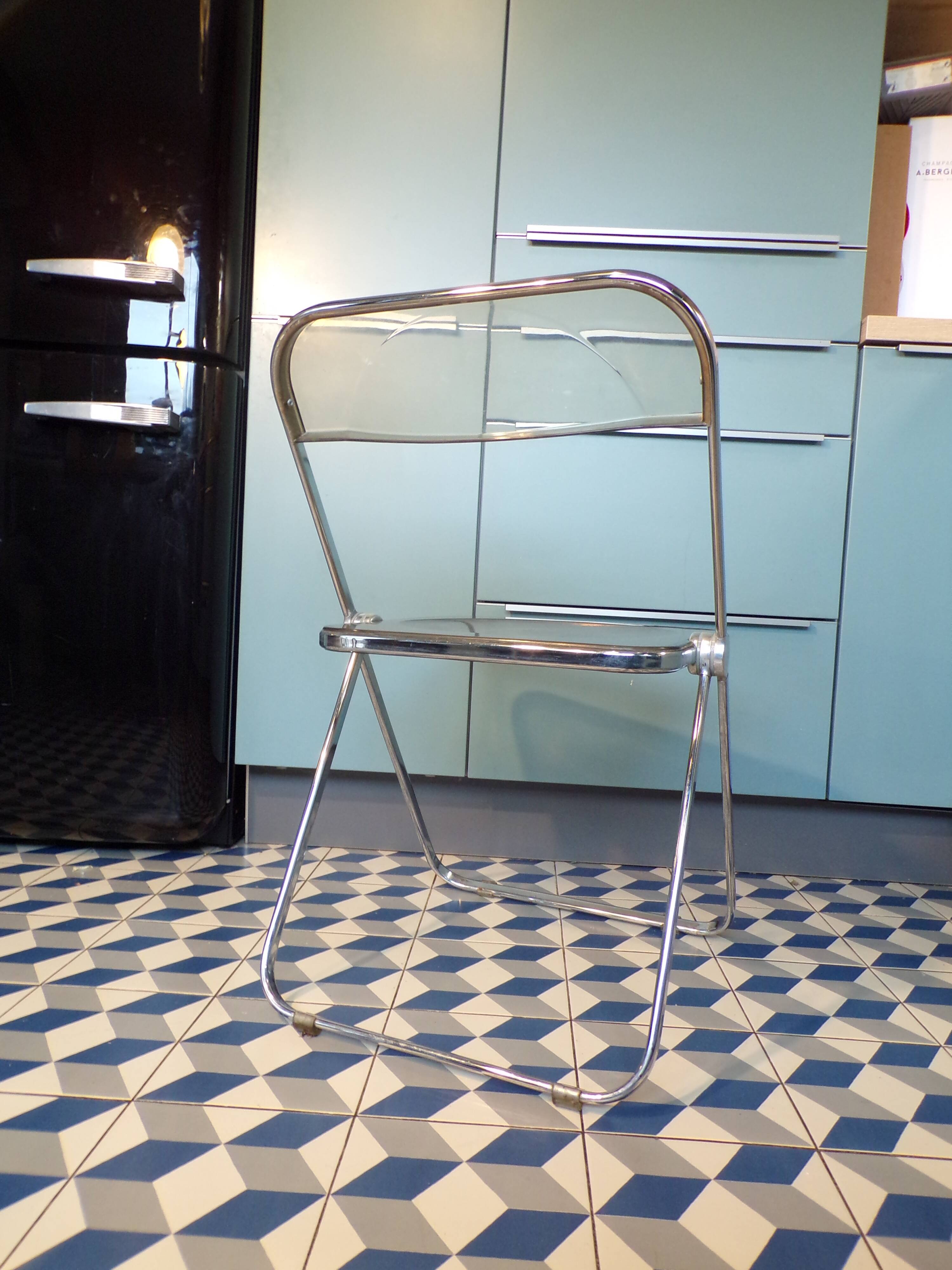 Chaise Plia par Giancarlo Piretti pour Anonima Castelli