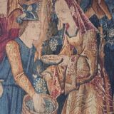 Ancienne grande tapisserie les vendanges atelier Rambouillet