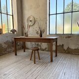 Table de ferme en cerisier