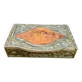 Large brass box from the Art Nouveau period.