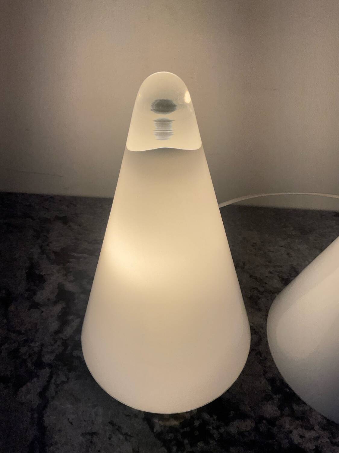 Pair of Teepee lamps, Ilu edition from the 80s-90s.