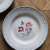 Digoin mismatched retro dinner plates