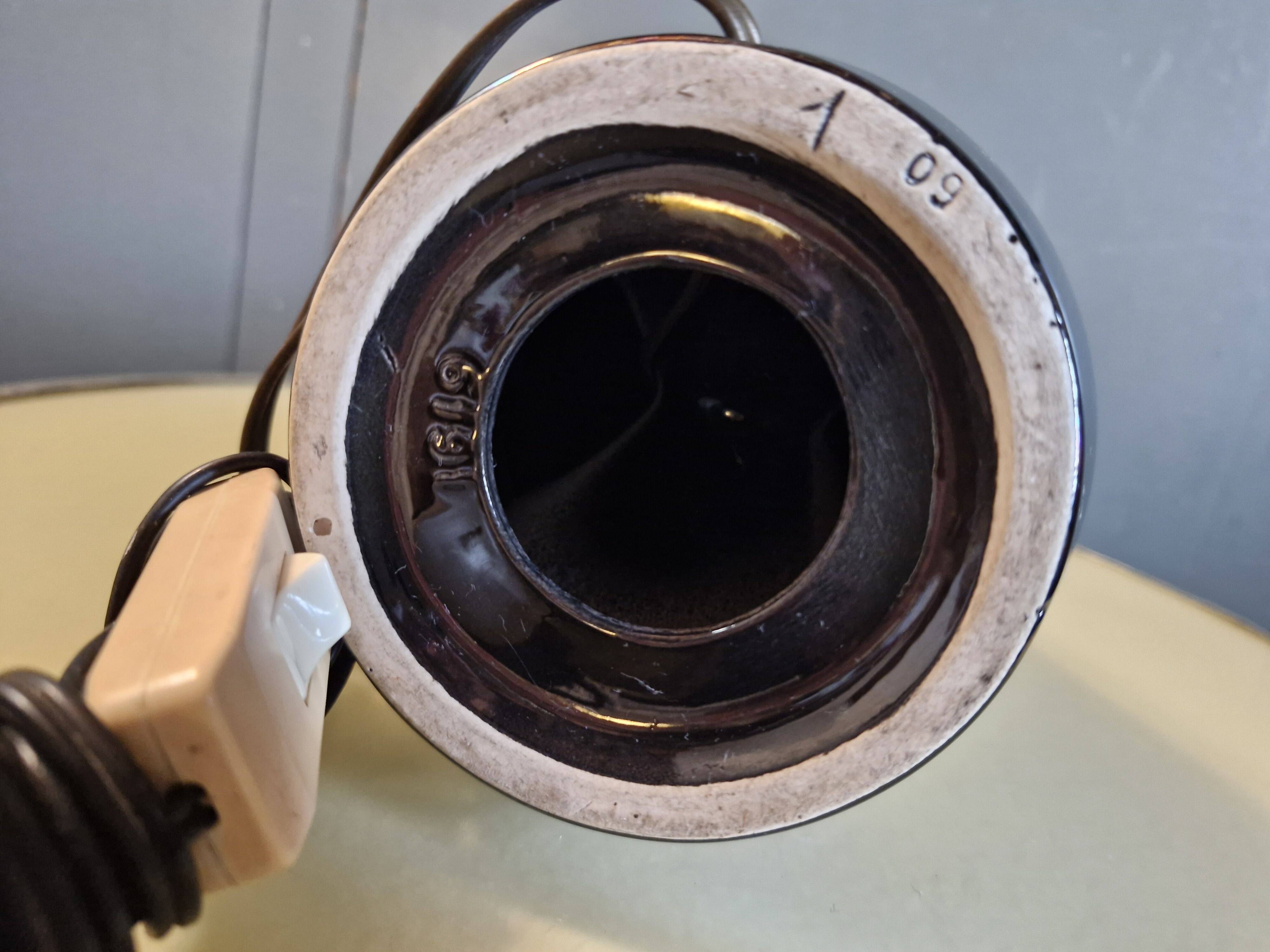 "Verceram" Ceramic lamp base from the 1960s - Pearlescent Glaze & I