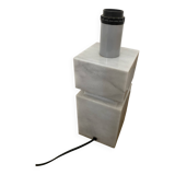 Carrara marble lamp