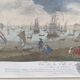 Framed engraving port of Bordeaux