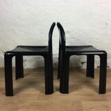 Pair of chairs n°4854 by Gae Aulenti