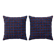 Set of 2 vintage kilim cushion covers 51x51 cm