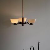 Paavo Tynell for Taito Oy, an Art Deco chandelier model '1255/3', Finland, 1930s.