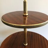 Round table of neoclassical style with triple plateaux 1940
