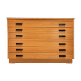 Vintage British Made Plan Chest of Drawers Artists Architects Map Table