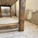 Table de ferme travail pin 1950 220cm
