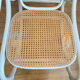 Rocking Chair THONET late 19th century in curved wood with a grey ceruse finish.