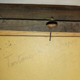 Oil on cardboard showing St Tropez