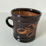 Glazed earth mug