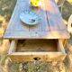 Grande table de ferme rénovée