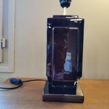 Ceramic art deco lamp effect metal