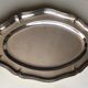 Silver metal dish