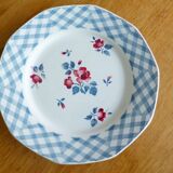 Plate Digoin Sarreguemines model Bastia