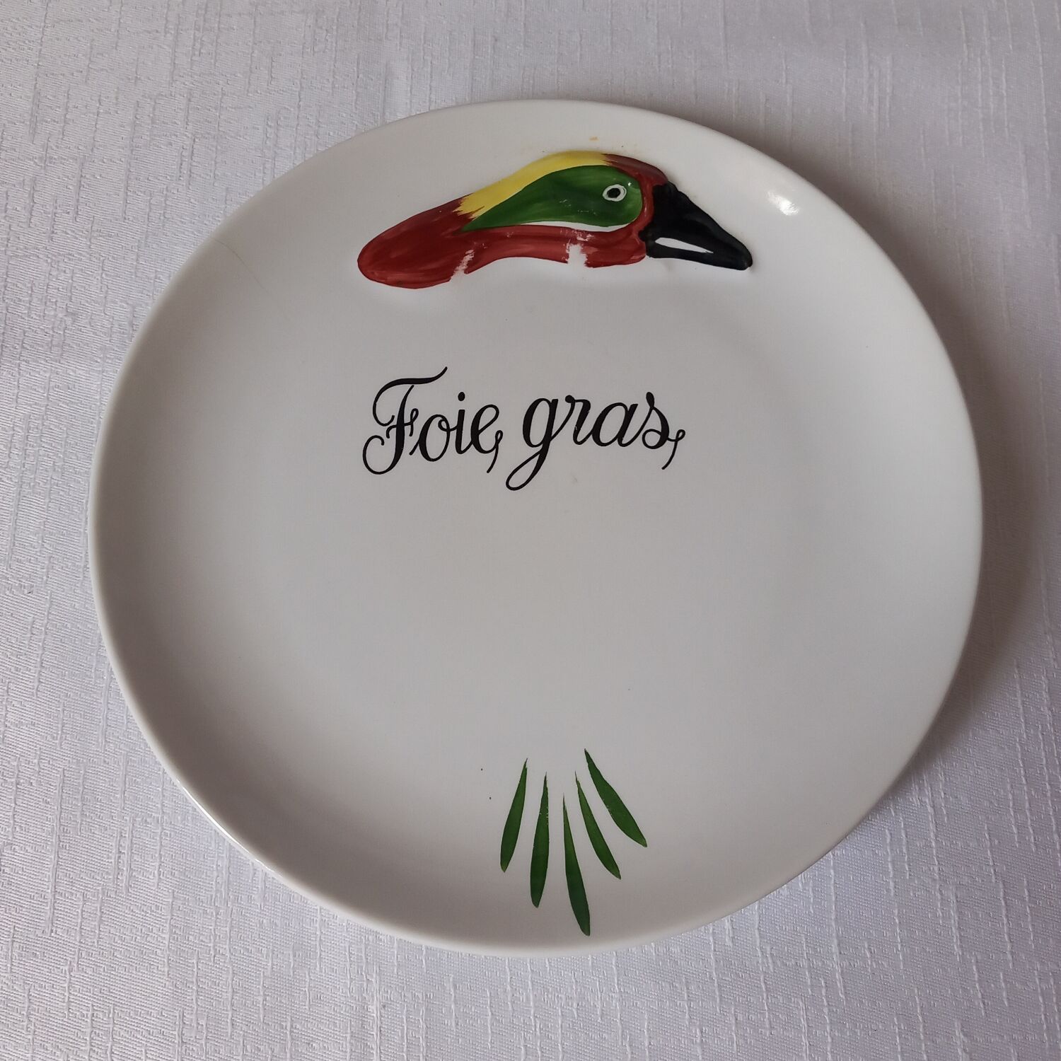 Set of 6 foie gras plates