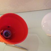 Orange infrared lamp by Condel / vintage 70s