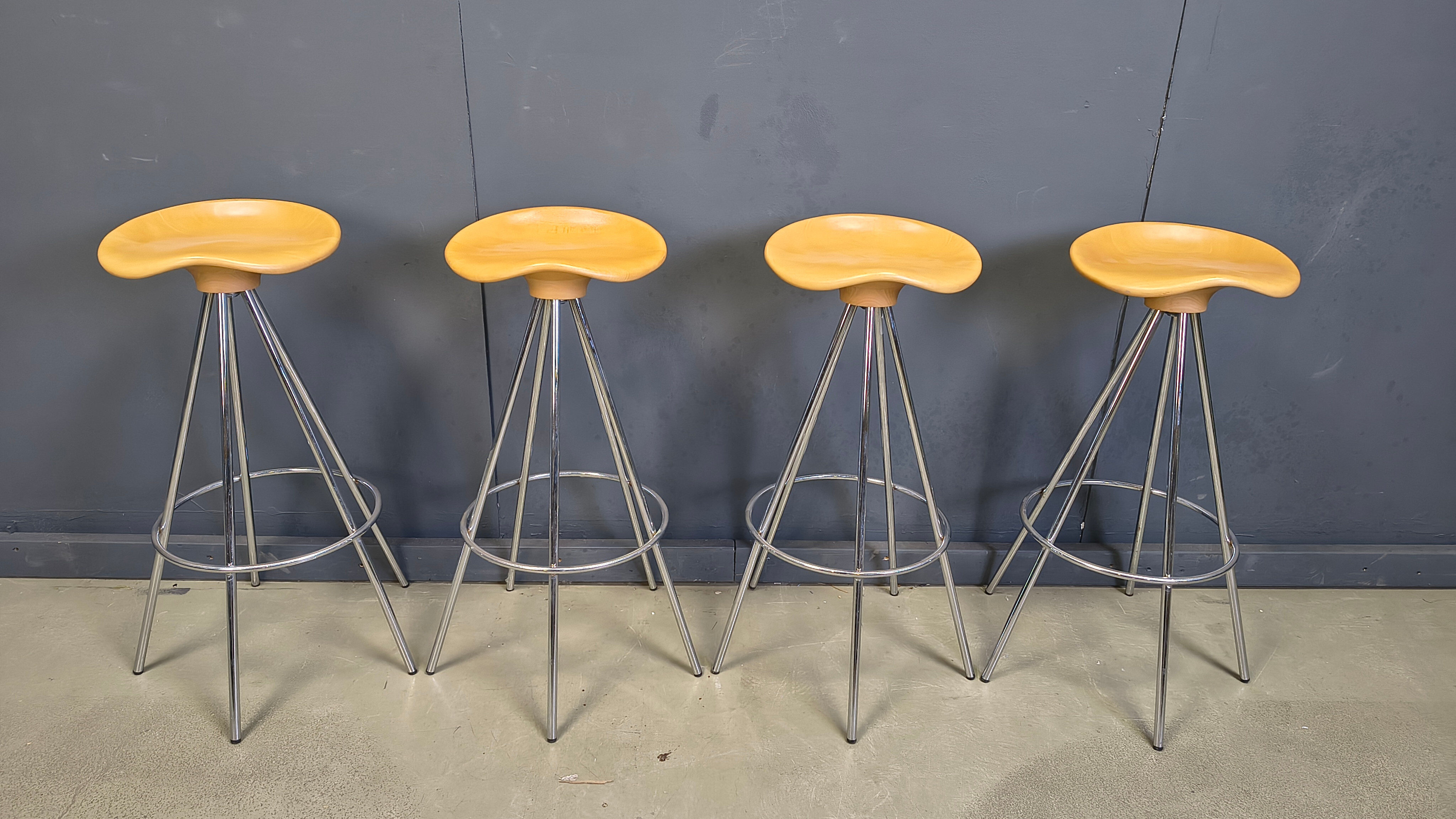 Set of Jamaica swivel bar stools by Pepe Cortès for BD Barcelona, 1990s