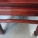 Paire de tables basses chinoises en bois exotique