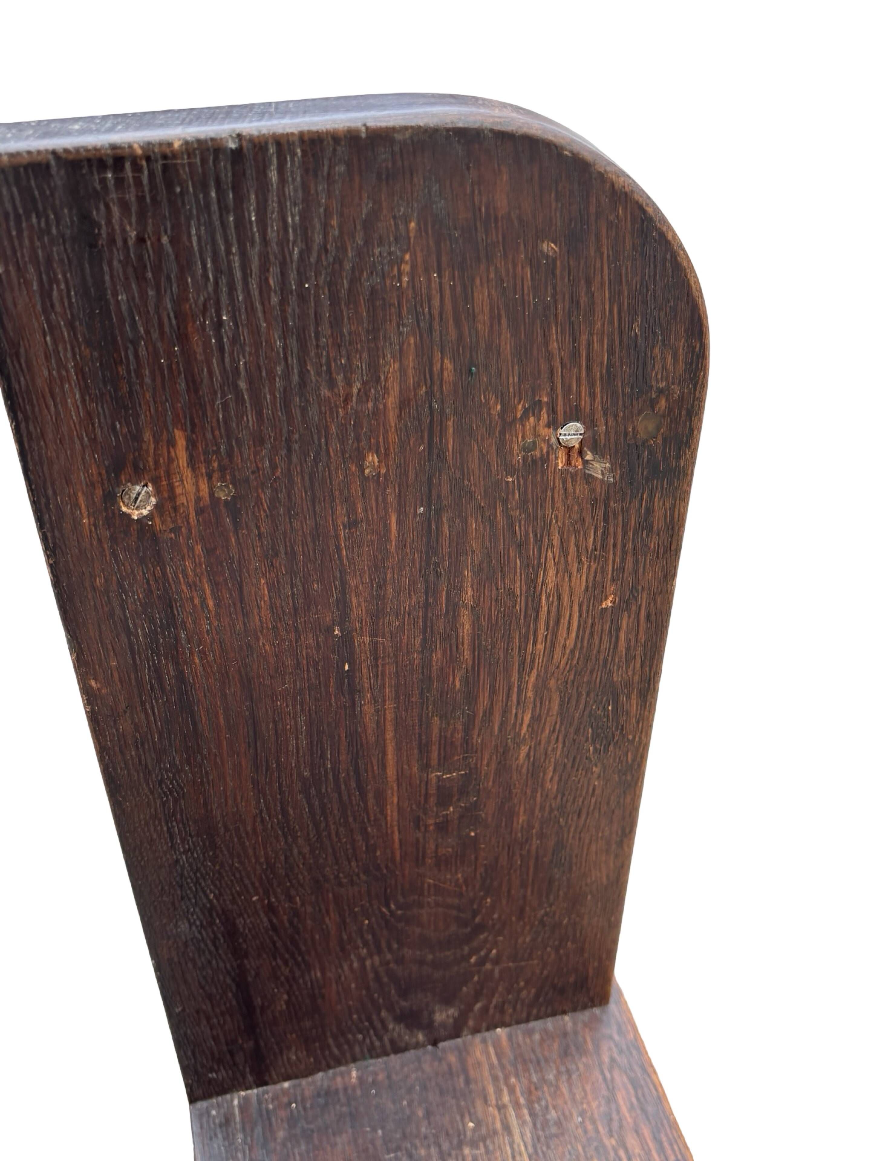 Art Deco Wall shelf Book shelf floating shelf oak 1920s design