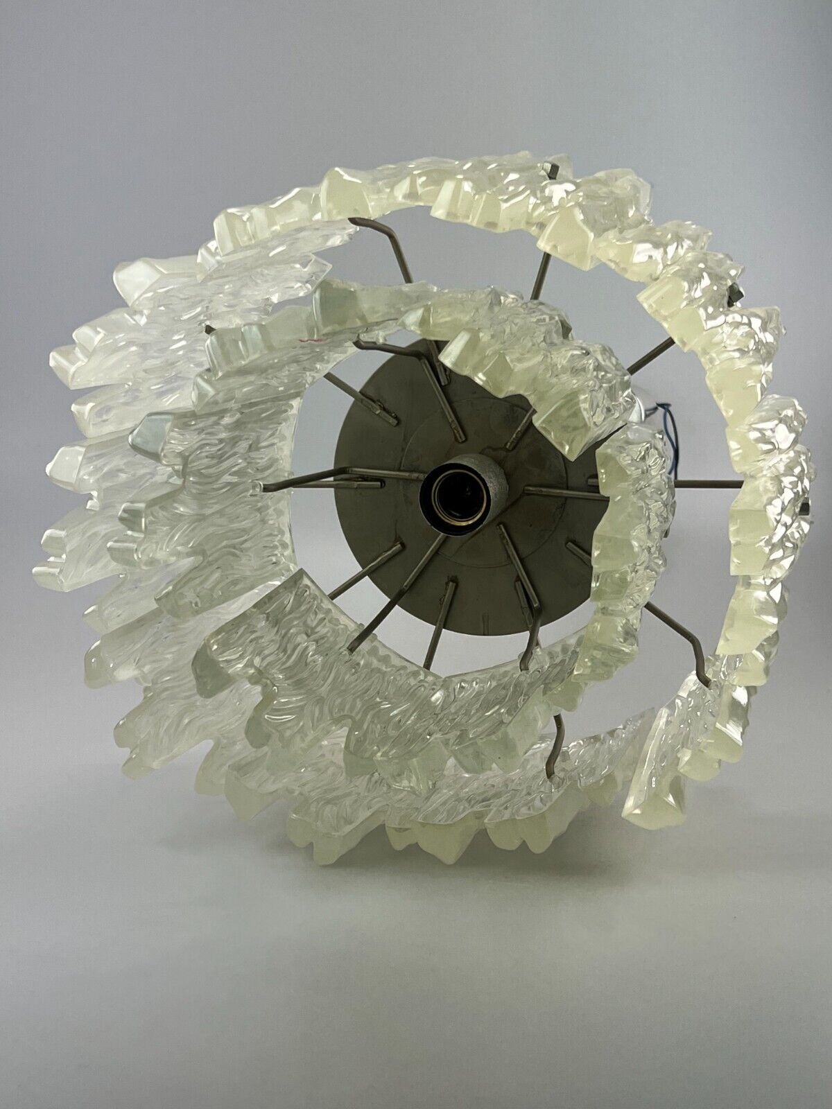 60s 70s lamp light ceiling lamp chandelier plastic space age