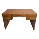 Antique Art Deco Walnut Vintage Desk