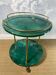 Table d'appoint, desserte vert émeraude Aldo Tura, Italie 1960