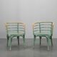 Rare ensemble de deux fauteuils Bauhaus B 246 de Josef Frank pour Thonet, années 1930