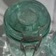Two jars glass La Lorraine