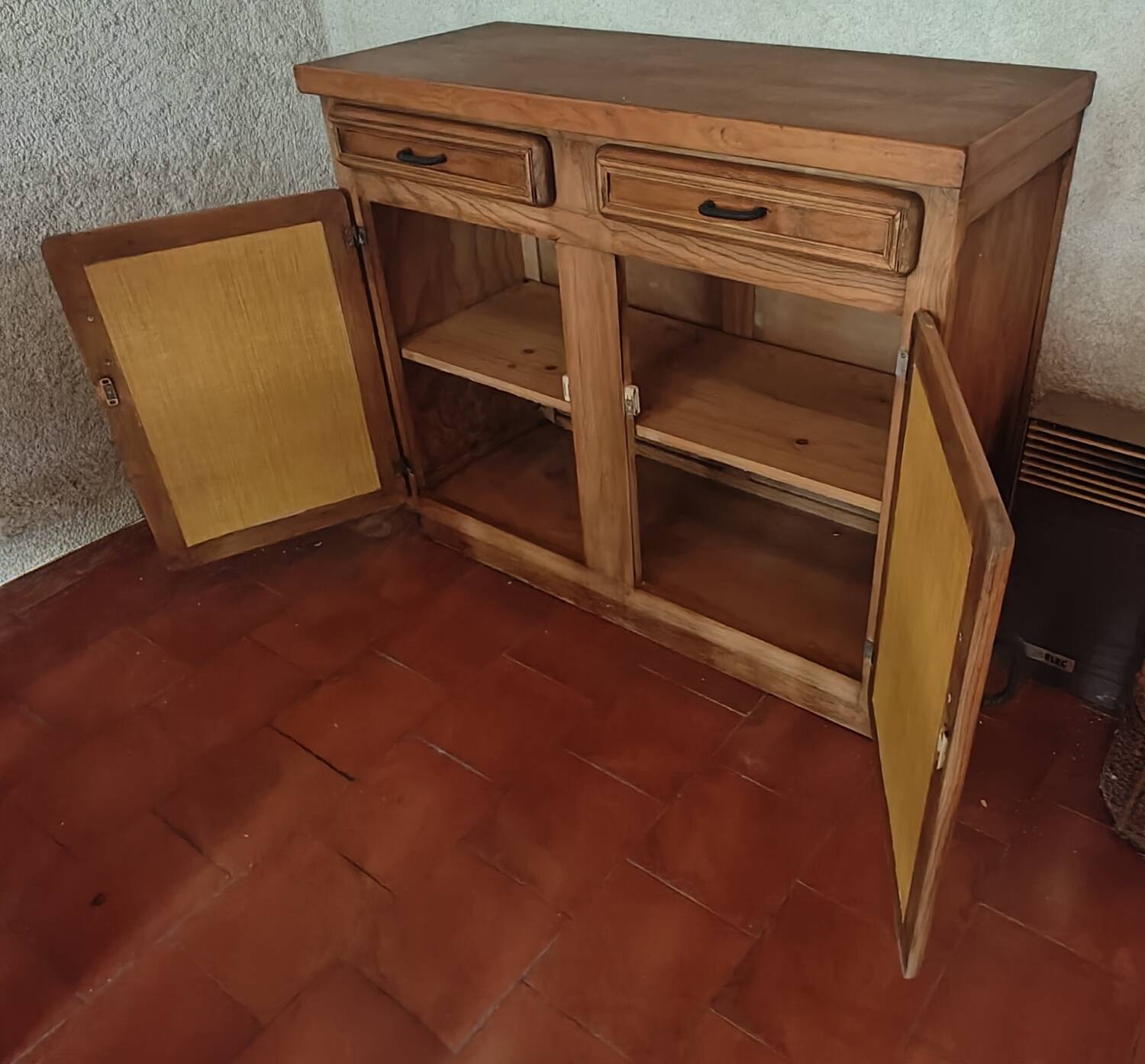 Solid wood sideboard