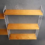 Étagère murale par Nisse Strinning pour String AB. Années 1950