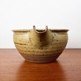 Mid-century modern British studio pottery bowl by Richard Batterham, 1960s.