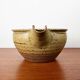 Mid-century modern British studio pottery bowl by Richard Batterham, 1960s.