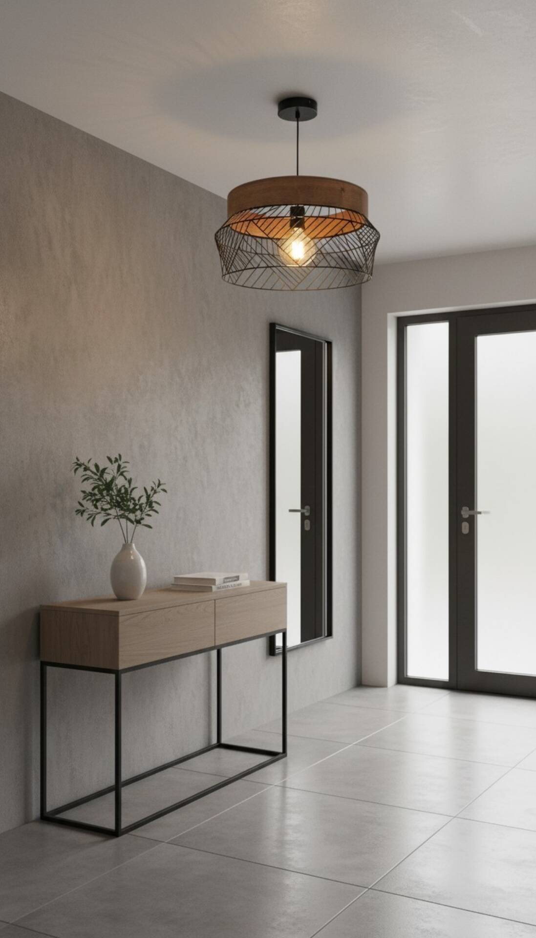 Contemporary Suspension Design - Wood and Metal