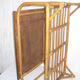 Table basse bambou rotin des années 50