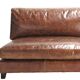 Vintage Scandinavian leather sofa