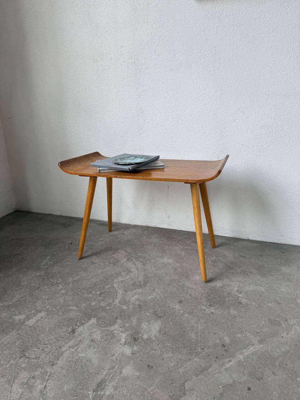Baumann oak console coffee table from the 60s