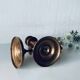Pair of bronze candlesticks