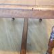 Wooden table with turned legs