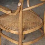 curved wooden armchair (Cambier or Carton) circa 1900.