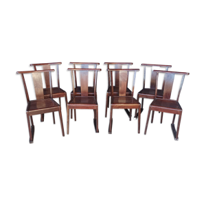 Suite de huit chaises