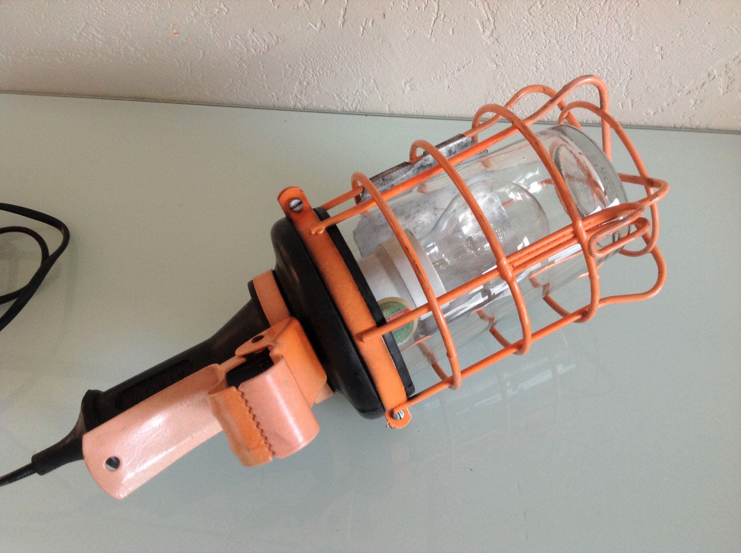 Orange Atrow Workshop Walkman with Duralex Industrial Style Glass