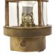 Old Industrial Brass Ship's Lamp Cage Lamp Rotterdam