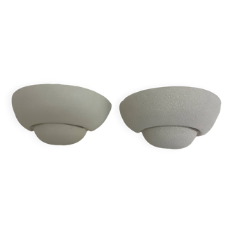 Pair of Vintage Ikea ceramic wall lamps , 1970’s