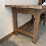 Rustic oak farmhouse table