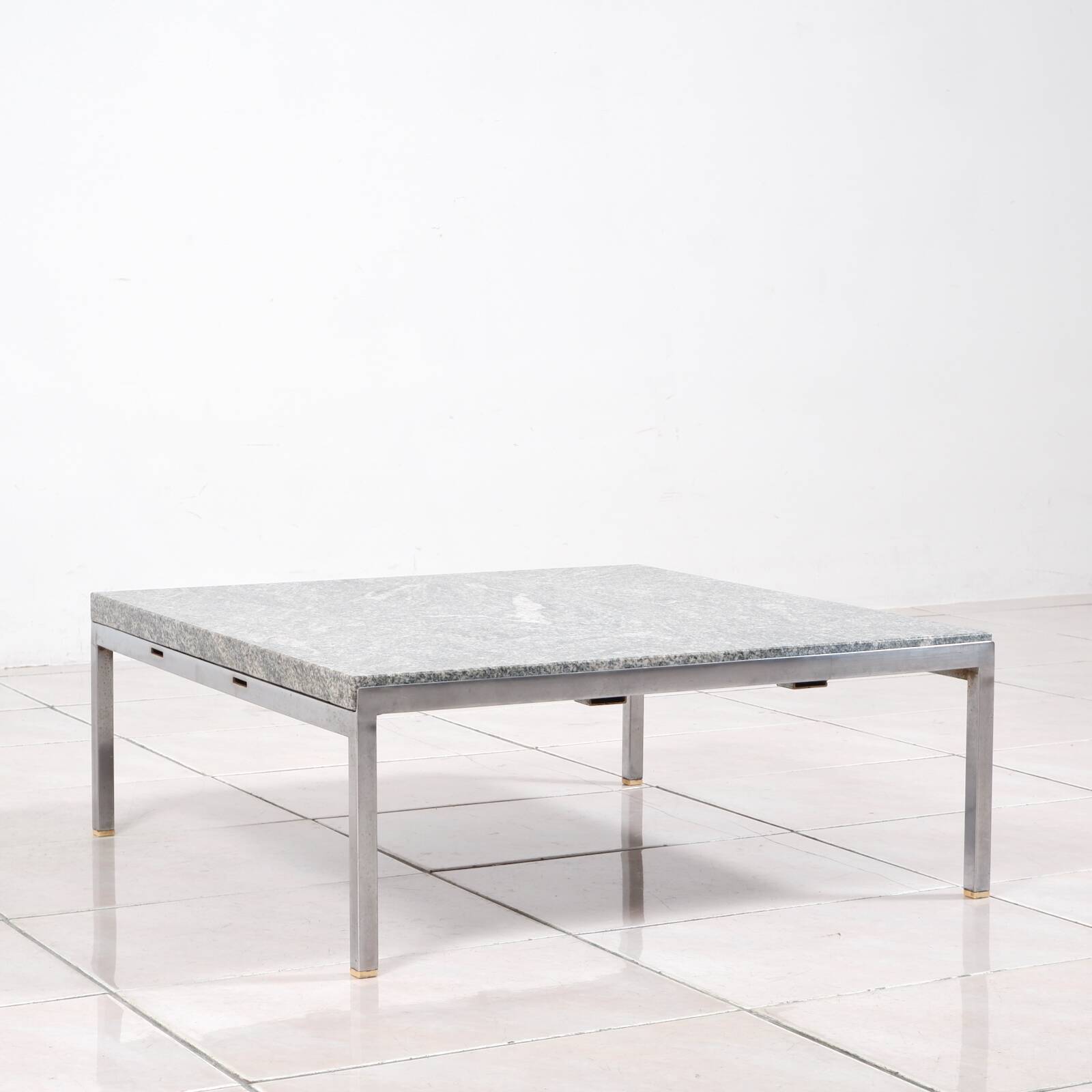 Wittmann Constanze coffee table with granite table top by Johannes Spalt