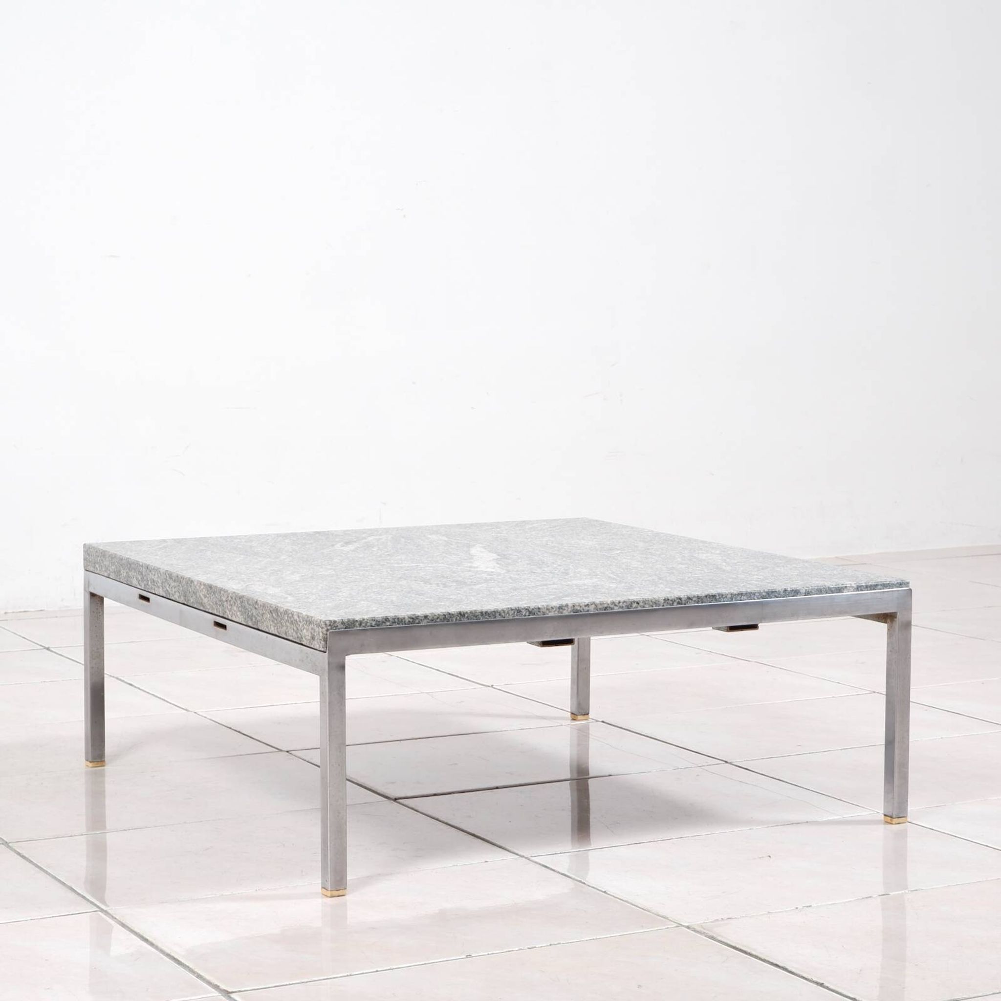 Wittmann Constanze coffee table with granite table top by Johannes Spalt